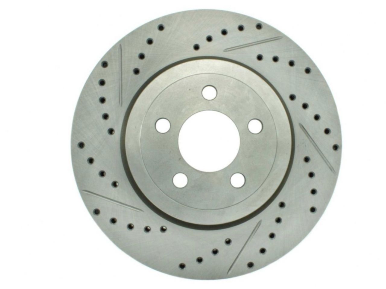 StopTech Select Sport Drilled And Slotted Brake Rotor; Front Right