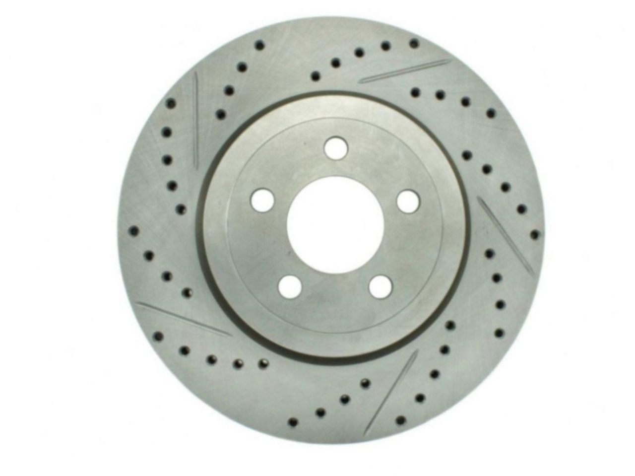 StopTech Select Sport Drilled And Slotted Brake Rotor; Front Right