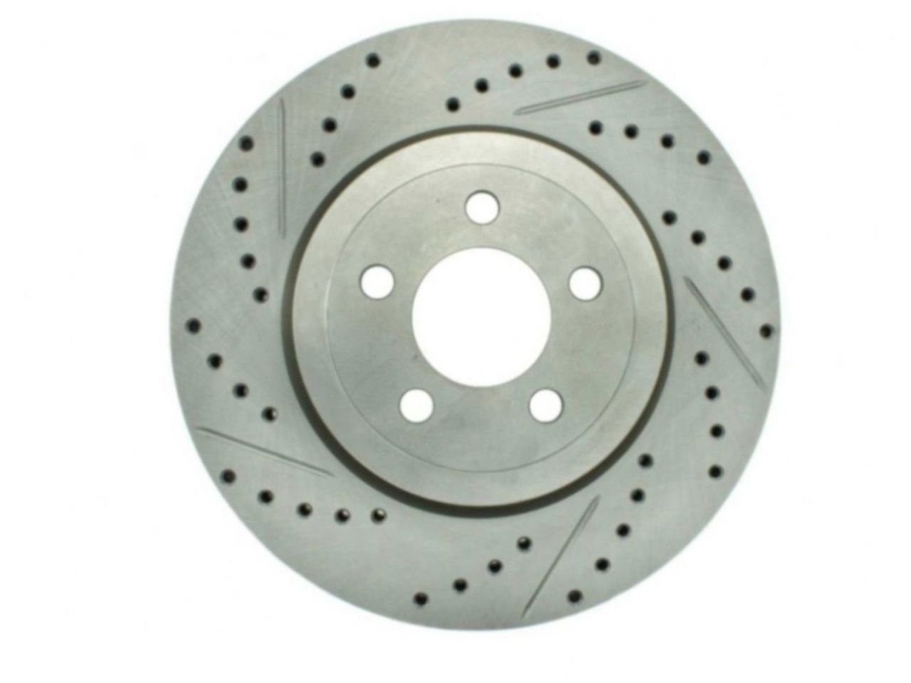 StopTech Select Sport Drilled And Slotted Brake Rotor; Front Right