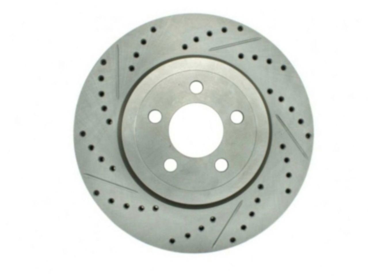 StopTech Select Sport Drilled And Slotted Brake Rotor; Front Right