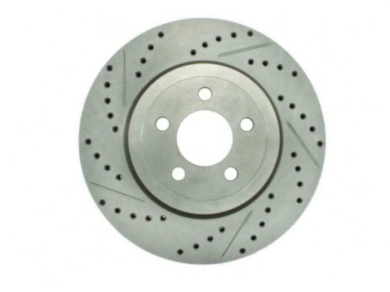 StopTech Select Sport Drilled And Slotted Brake Rotor; Front Right