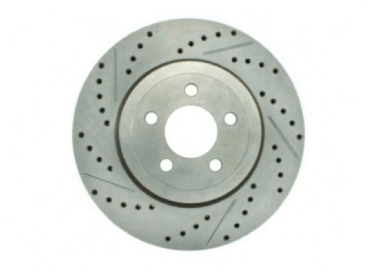 StopTech Select Sport Drilled And Slotted Brake Rotor; Front Right