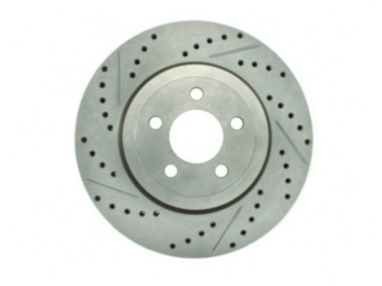 StopTech Select Sport Drilled And Slotted Brake Rotor; Front Right