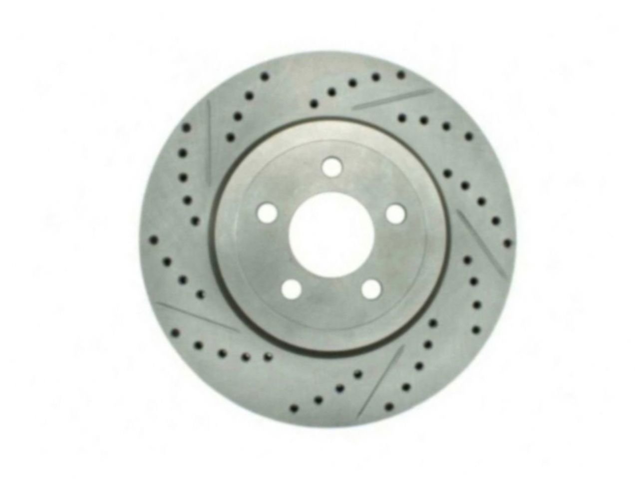 StopTech Select Sport Drilled And Slotted Brake Rotor; Front Right