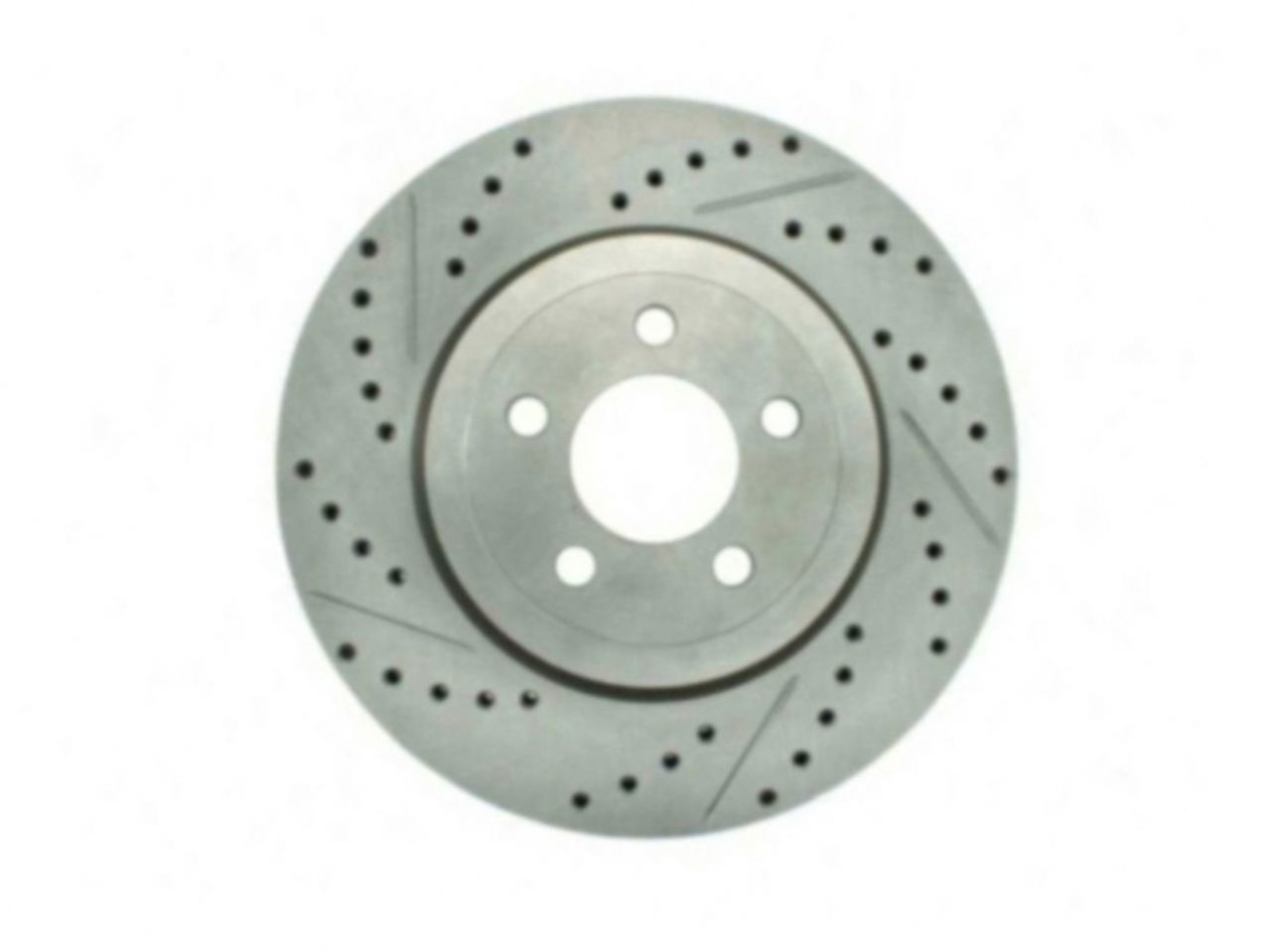 StopTech Select Sport Drilled And Slotted Brake Rotor; Front Right