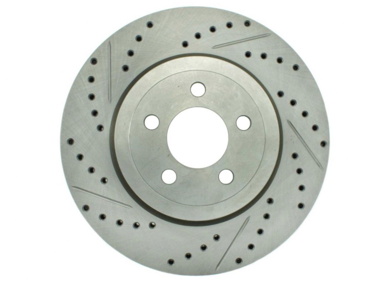 StopTech Select Sport Drilled And Slotted Brake Rotor; Front Right