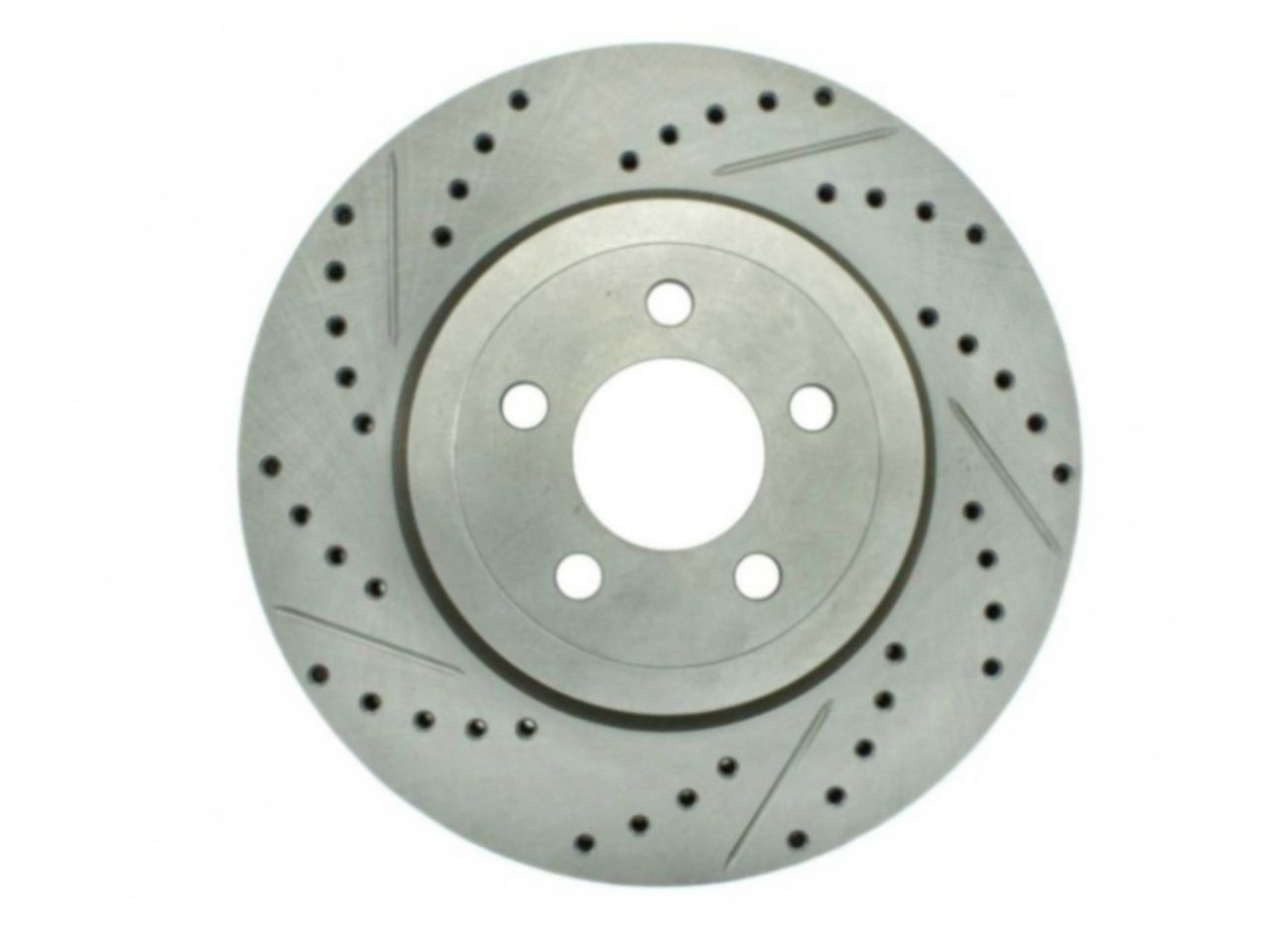 StopTech Select Sport Drilled And Slotted Brake Rotor; Front Right