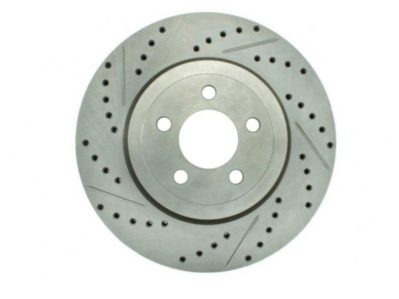 StopTech Select Sport Drilled And Slotted Brake Rotor; Front Right