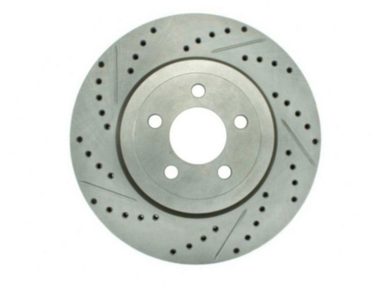 StopTech Select Sport Drilled And Slotted Brake Rotor; Front Right