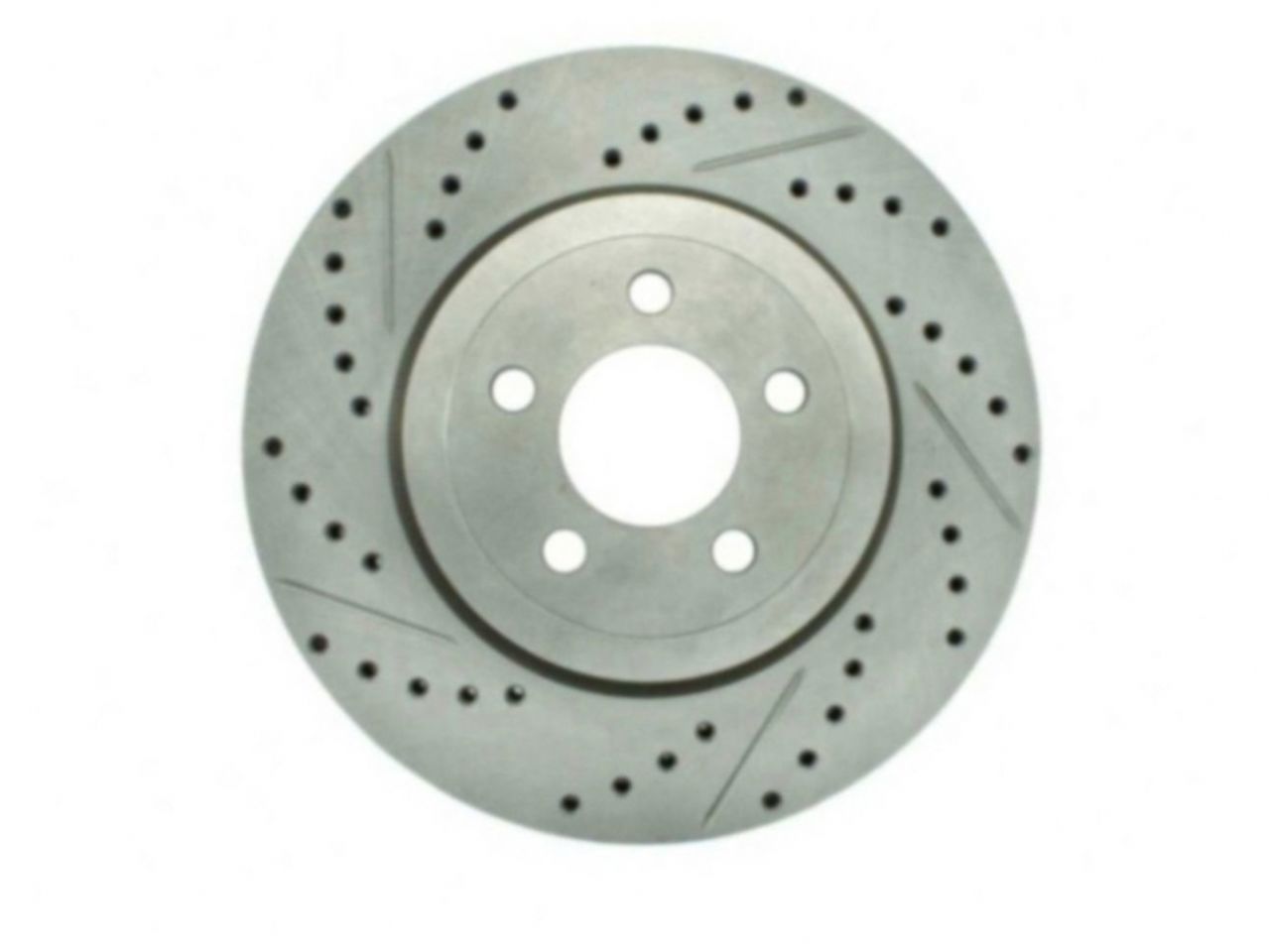 StopTech Select Sport Drilled And Slotted Brake Rotor; Front Right