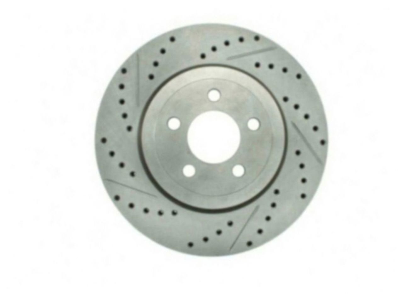 StopTech Select Sport Drilled And Slotted Brake Rotor; Front Right