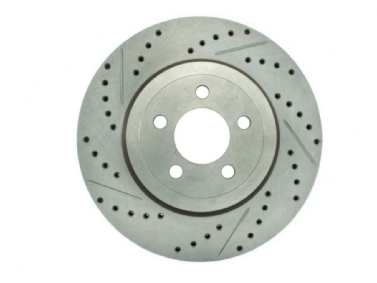 StopTech Select Sport Drilled And Slotted Brake Rotor; Front Right