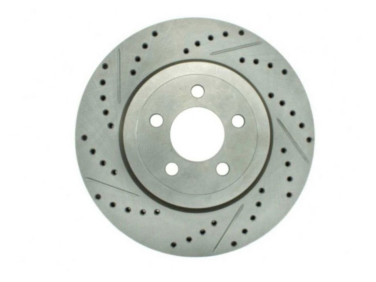 StopTech Select Sport Drilled And Slotted Brake Rotor; Front Right