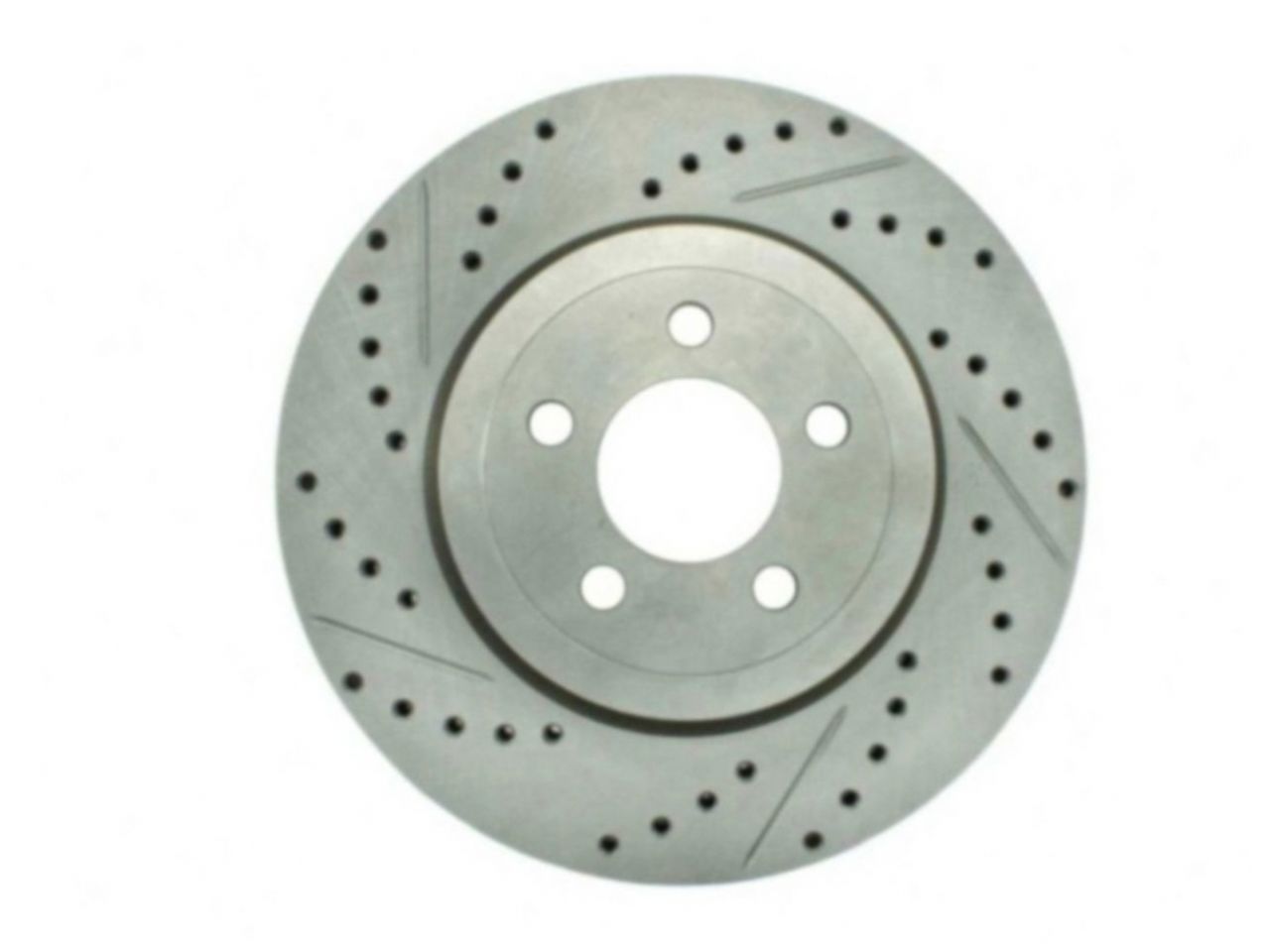 StopTech Select Sport Drilled And Slotted Brake Rotor; Front Right