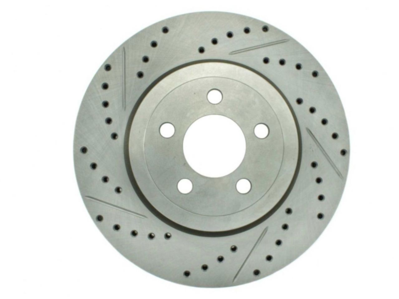 StopTech Select Sport Drilled And Slotted Brake Rotor; Front Right