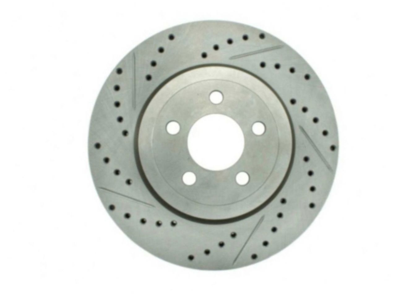 StopTech Select Sport Drilled And Slotted Brake Rotor; Front Right