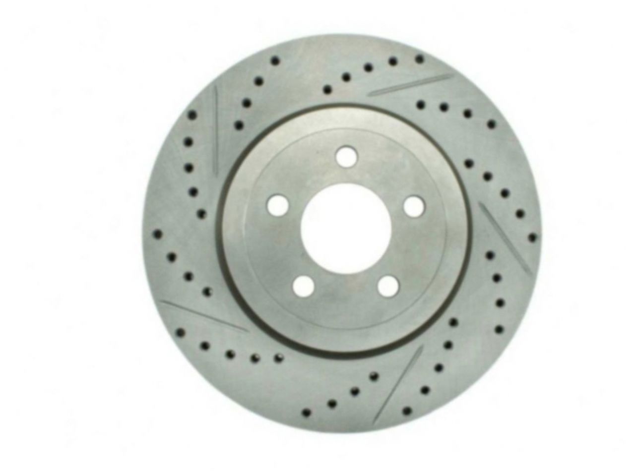 StopTech Select Sport Drilled And Slotted Brake Rotor; Front Right