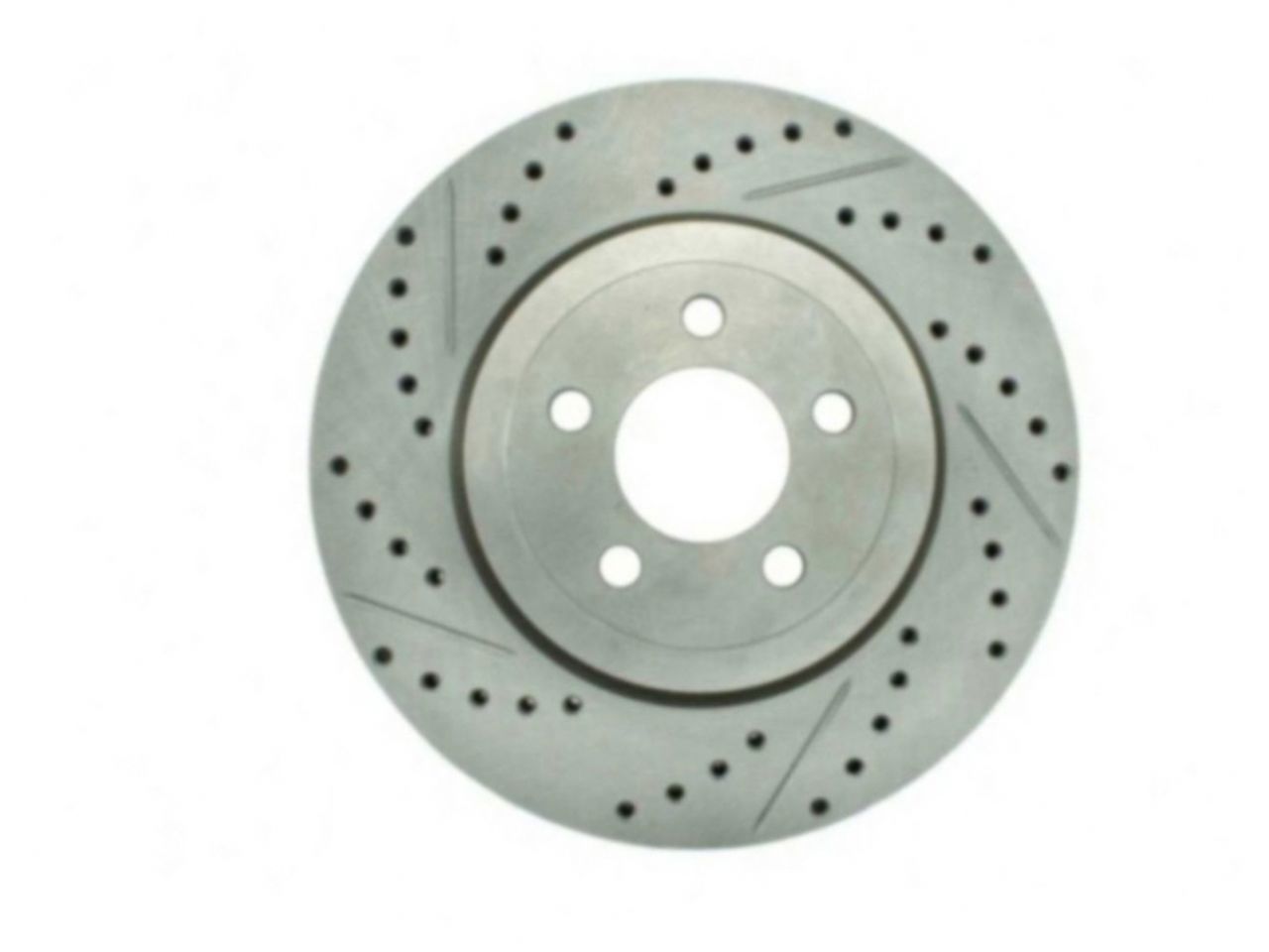 StopTech Select Sport Drilled And Slotted Brake Rotor; Front Right