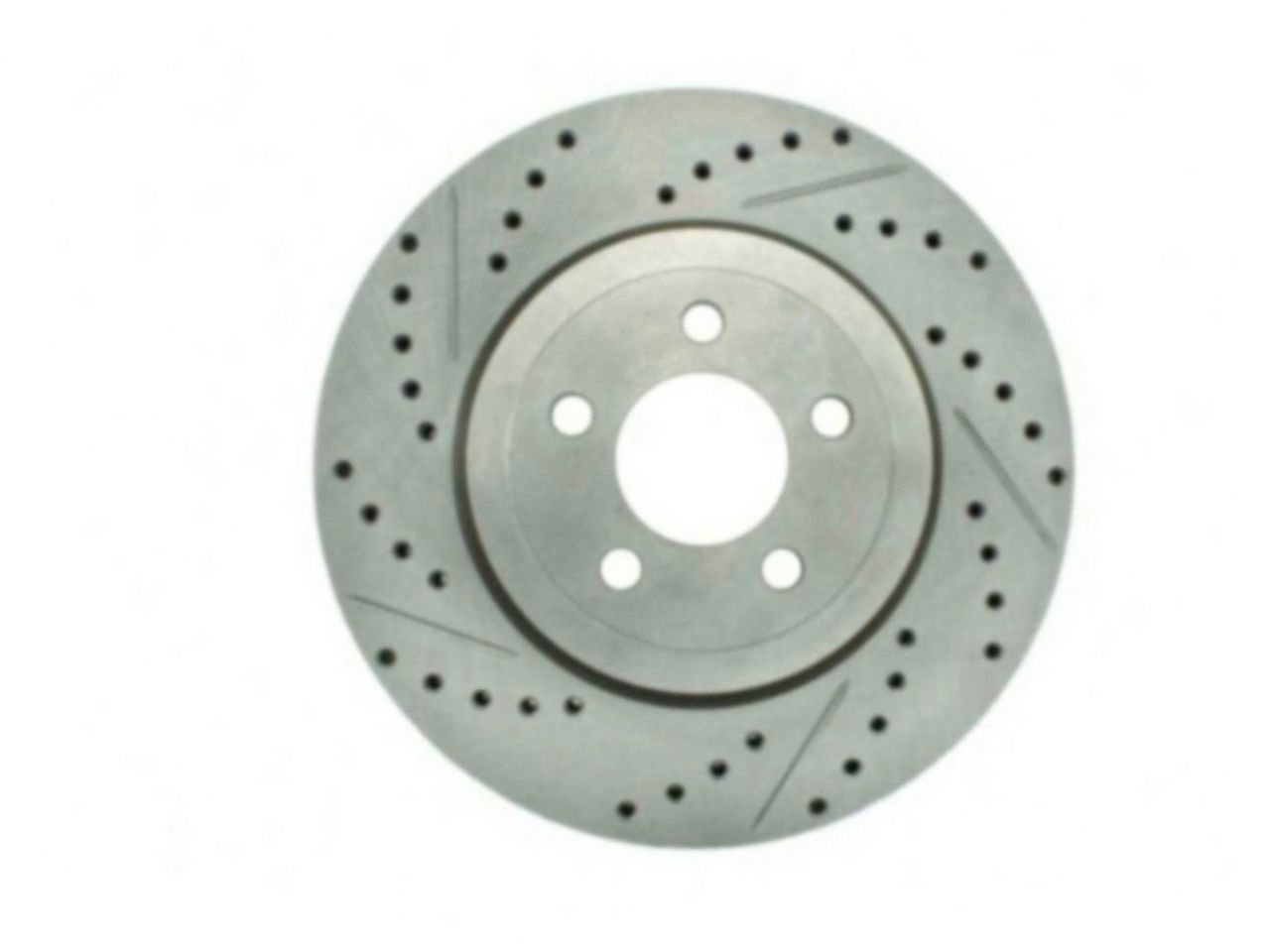 StopTech Select Sport Drilled And Slotted Brake Rotor; Front Right