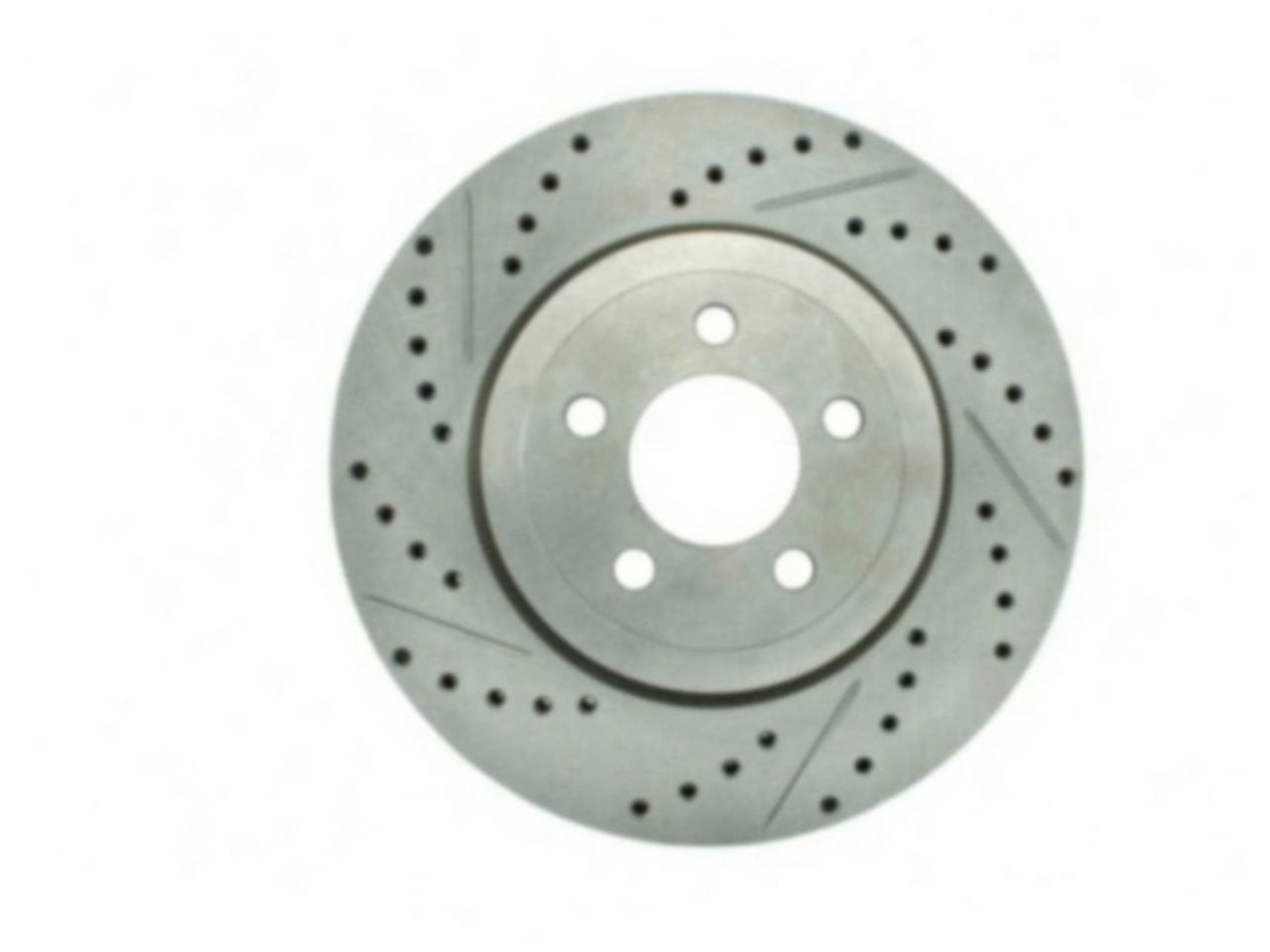 StopTech Select Sport Drilled And Slotted Brake Rotor; Front Right