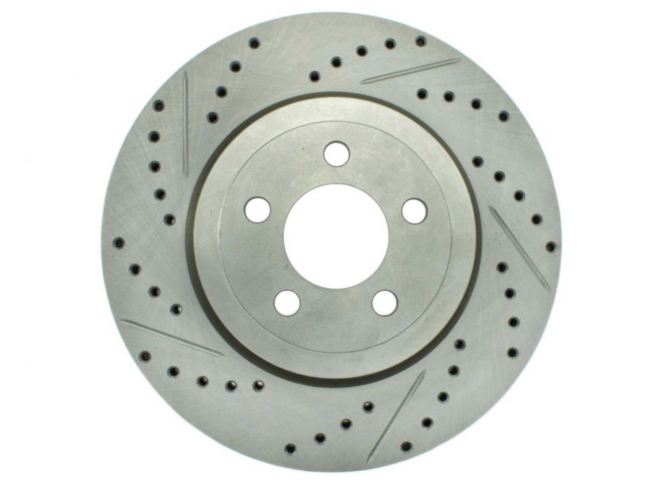 StopTech Select Sport Drilled And Slotted Brake Rotor; Front Right