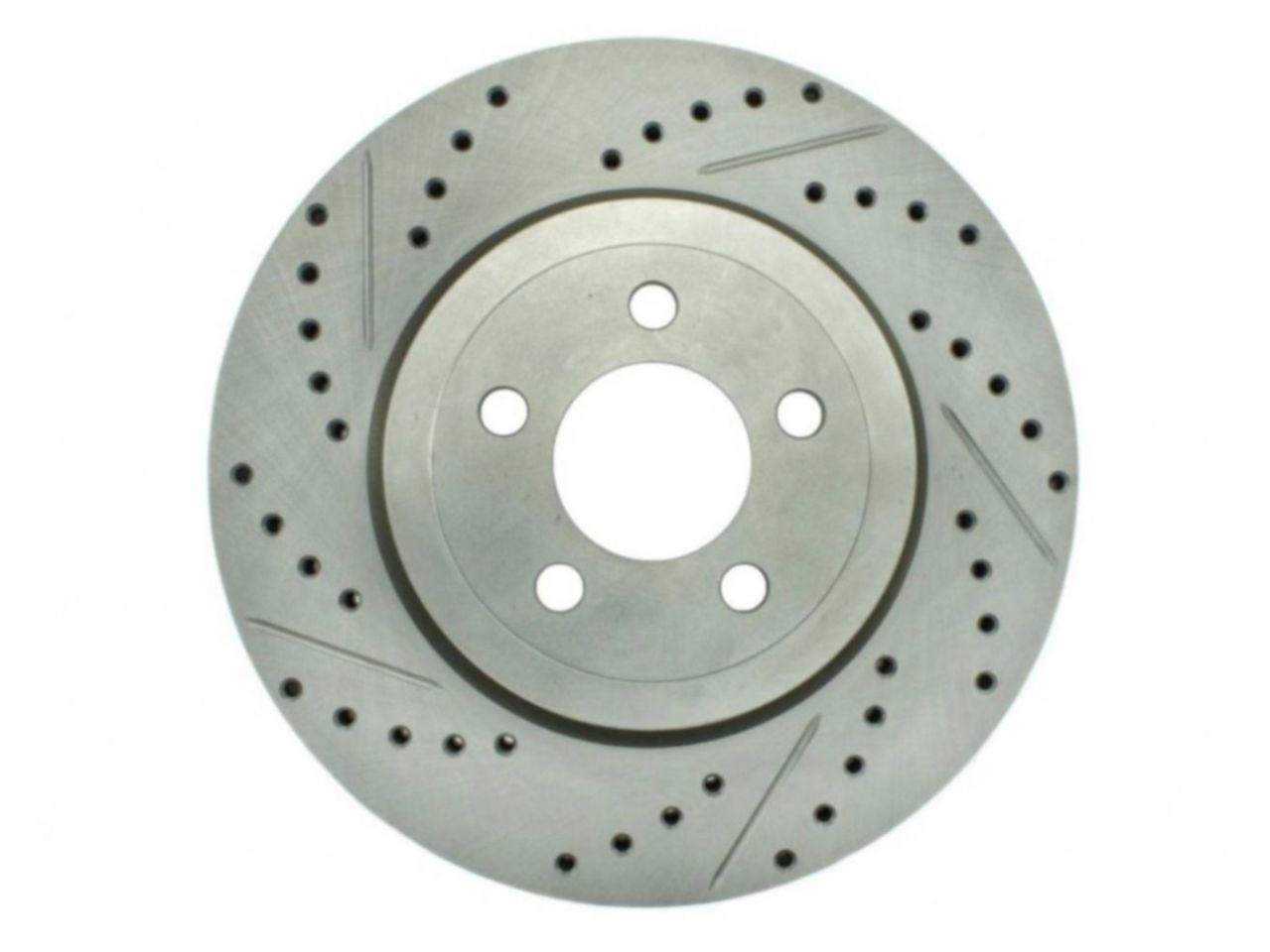 StopTech Select Sport Drilled And Slotted Brake Rotor; Front Right