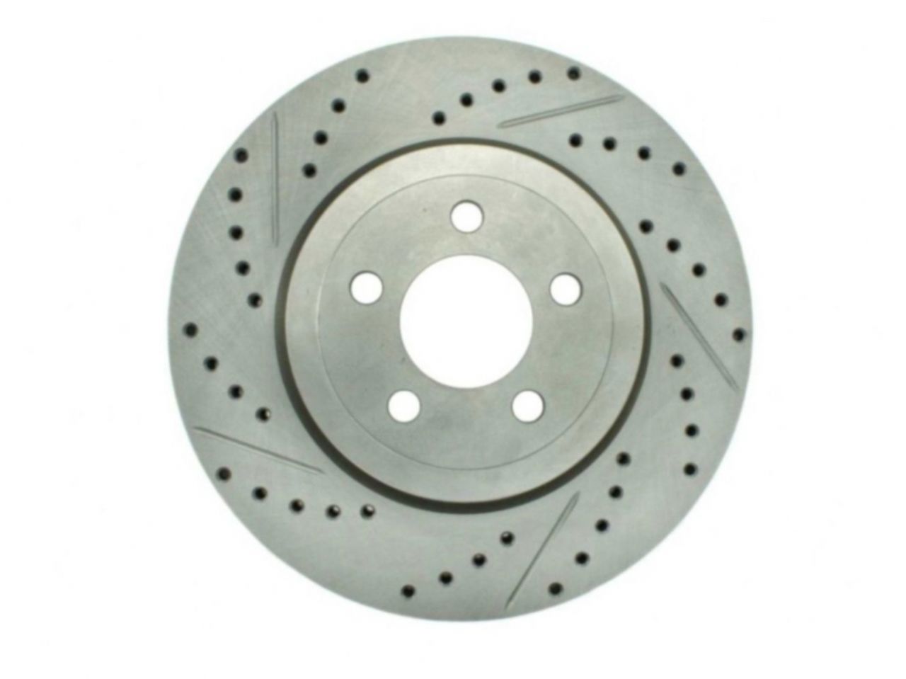 StopTech Select Sport Drilled And Slotted Brake Rotor; Front Right