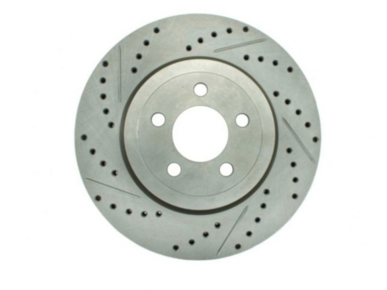 StopTech Select Sport Drilled And Slotted Brake Rotor; Front Right