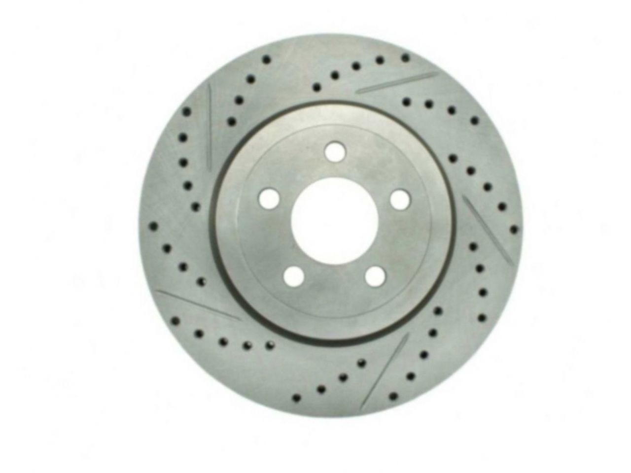 StopTech Select Sport Drilled And Slotted Brake Rotor; Front Right