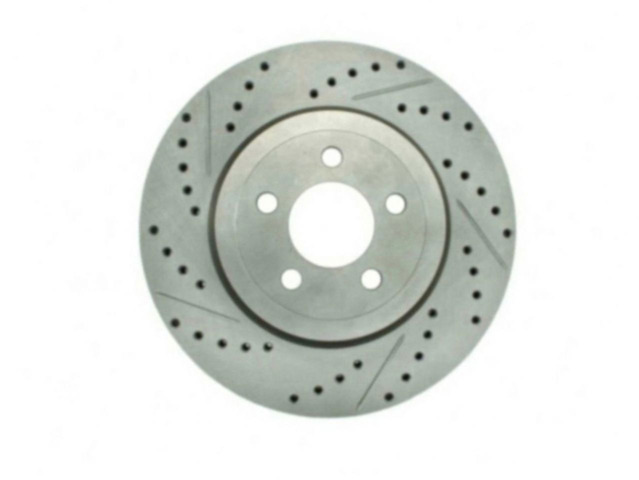 StopTech Select Sport Drilled And Slotted Brake Rotor; Front Right