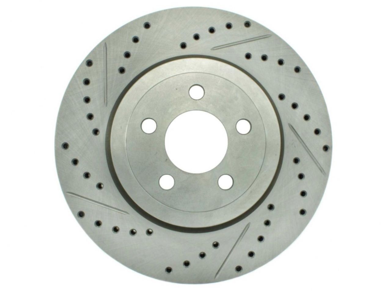 StopTech Select Sport Drilled And Slotted Brake Rotor; Front Right