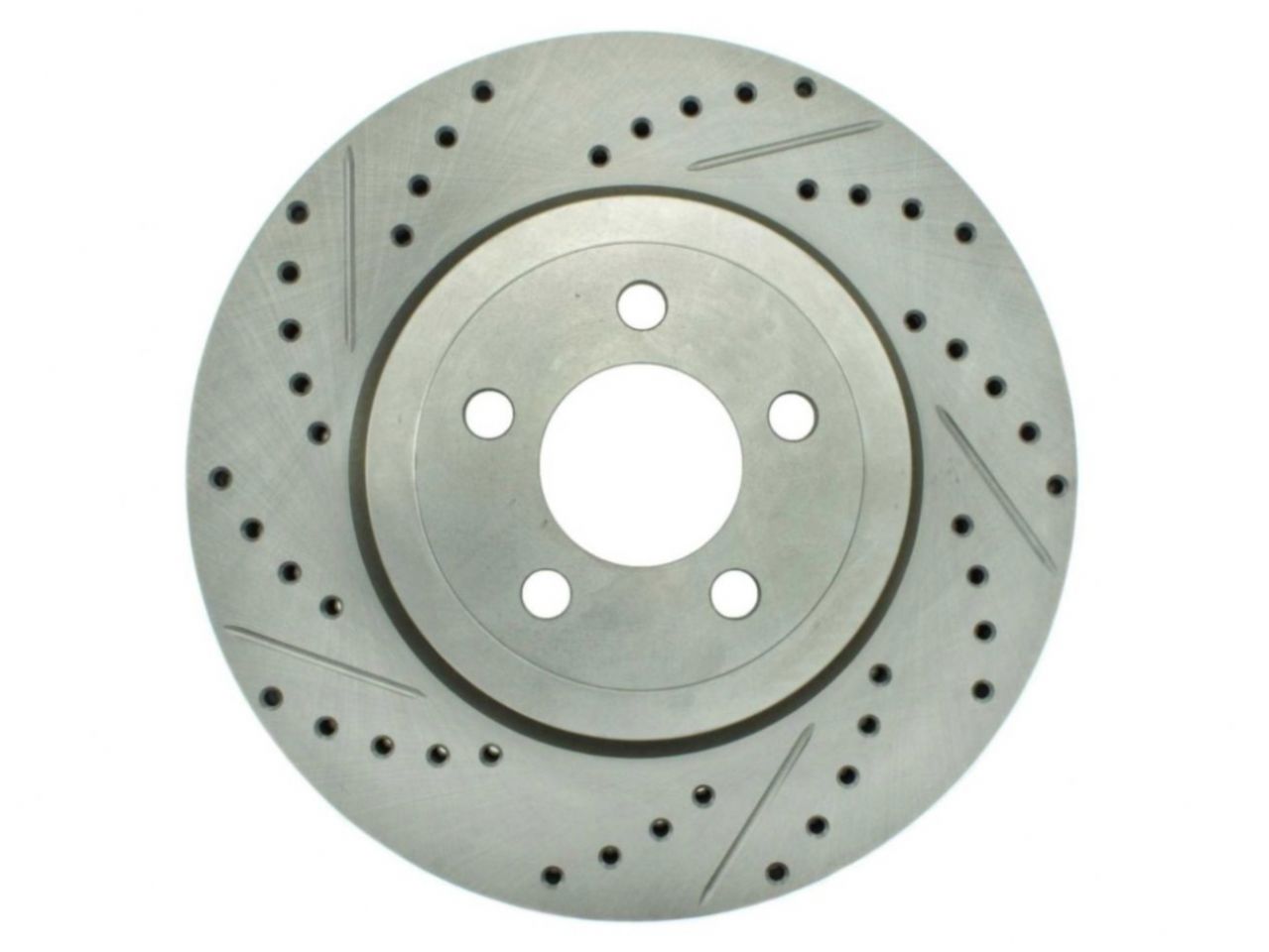 StopTech Select Sport Drilled And Slotted Brake Rotor; Front Right