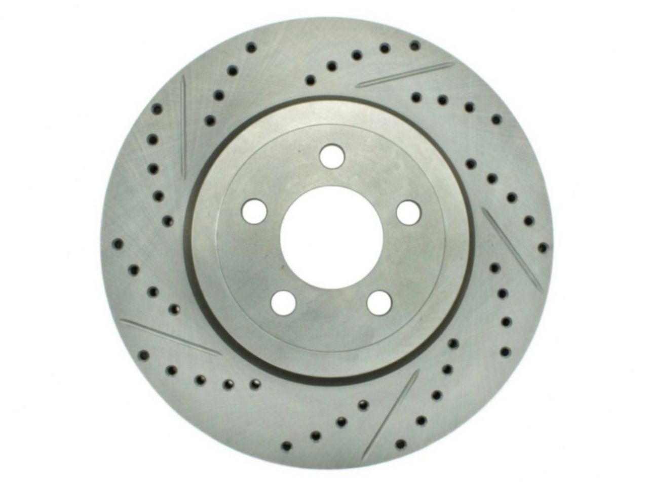 StopTech Select Sport Drilled And Slotted Brake Rotor; Front Right