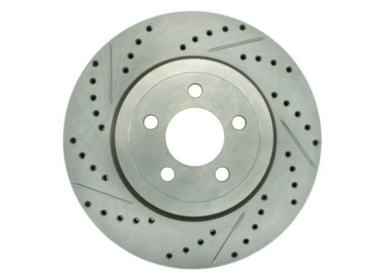 StopTech Select Sport Drilled And Slotted Brake Rotor; Front Right