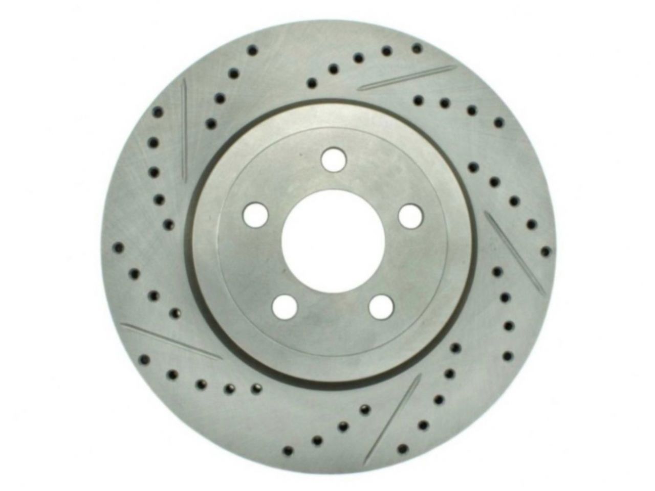 StopTech Select Sport Drilled And Slotted Brake Rotor; Front Right