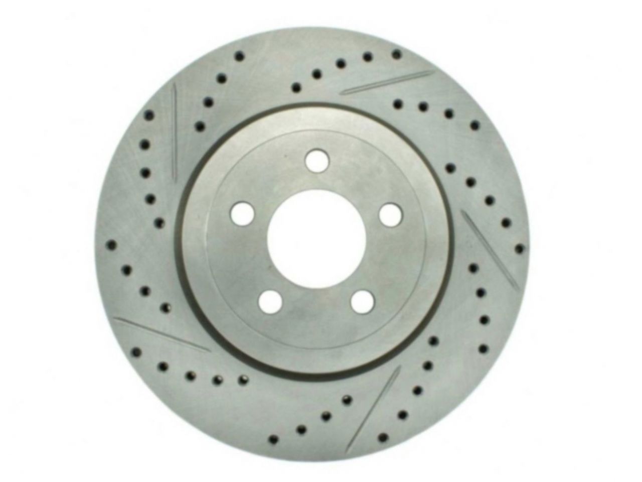 StopTech Select Sport Drilled And Slotted Brake Rotor; Front Right