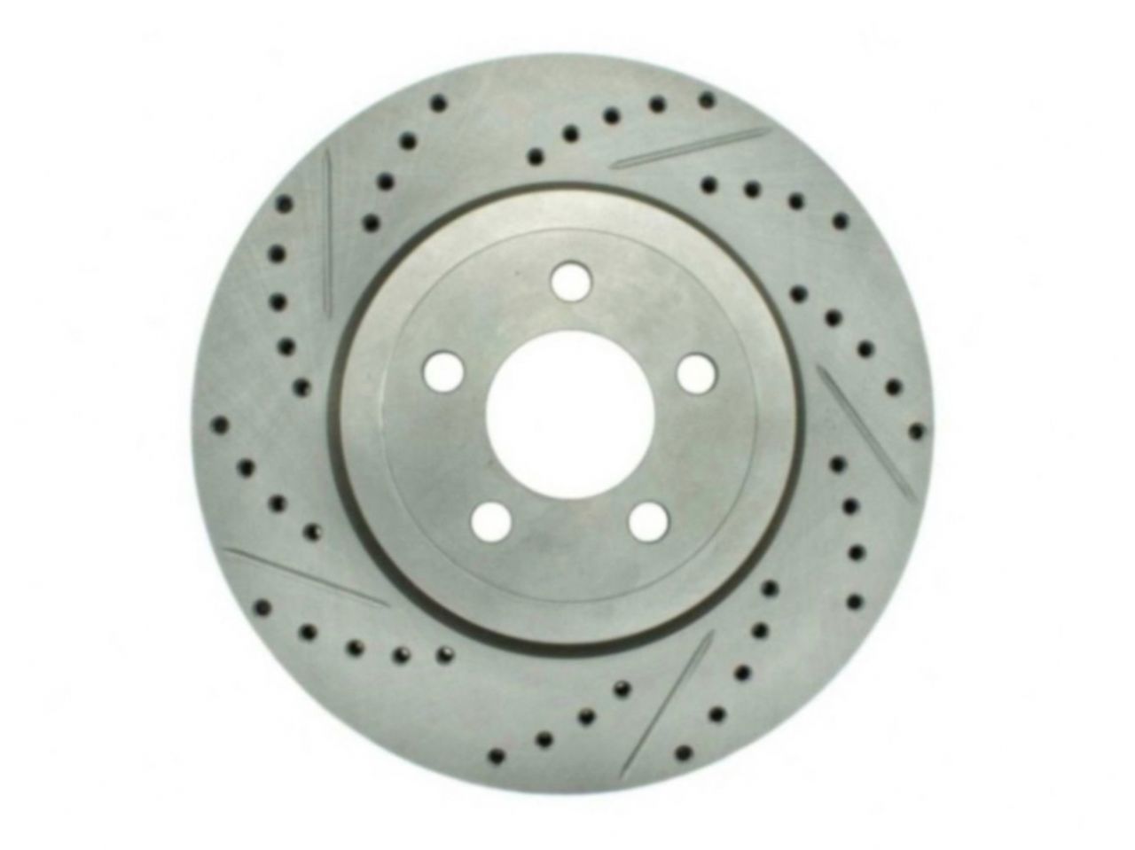 StopTech Select Sport Drilled And Slotted Brake Rotor; Front Right