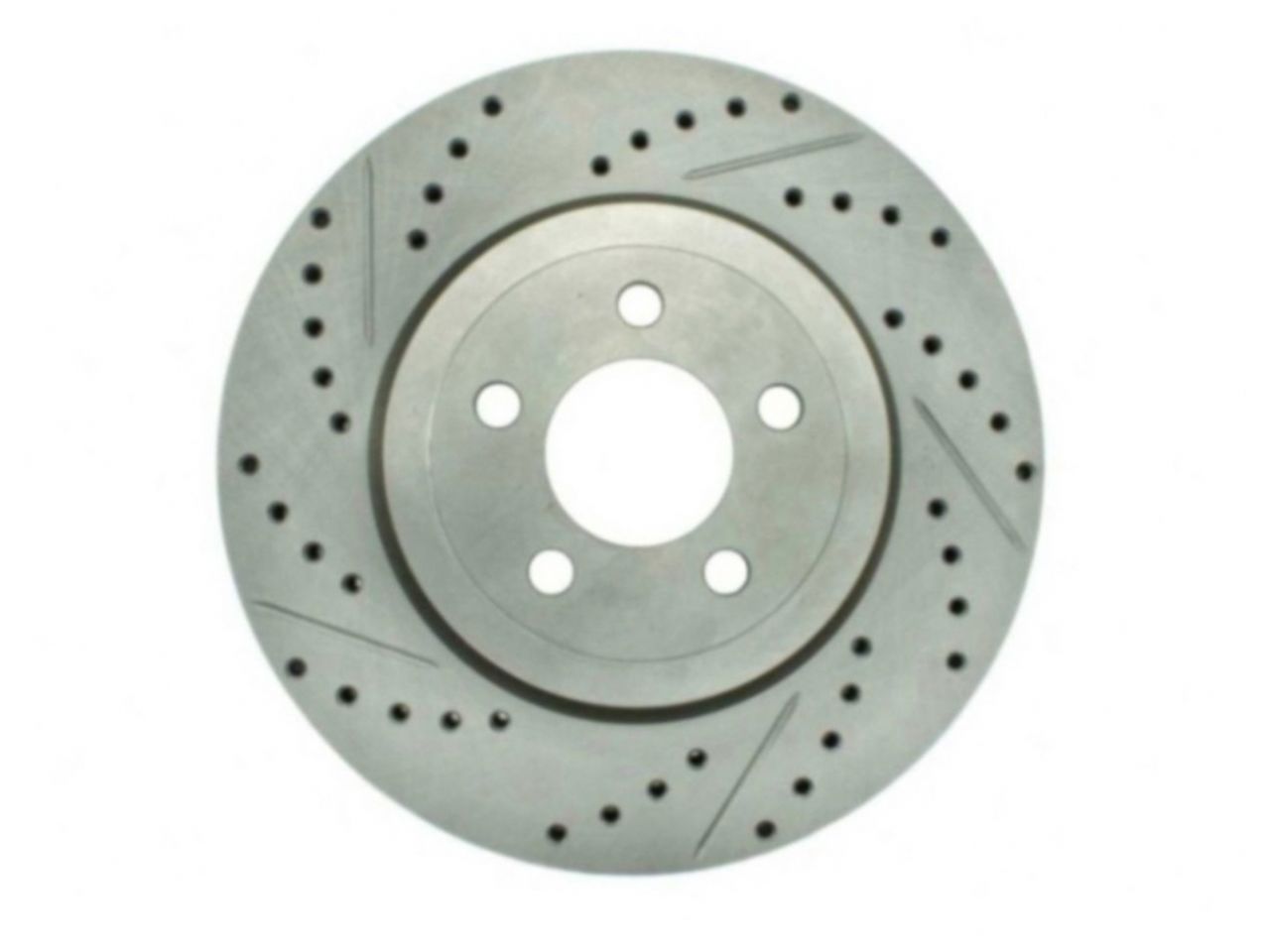 StopTech Select Sport Drilled And Slotted Brake Rotor; Front Right