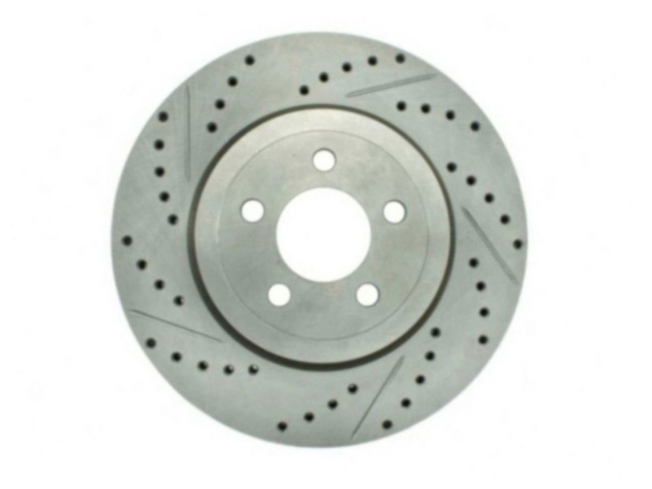 StopTech Select Sport Drilled And Slotted Brake Rotor; Front Right