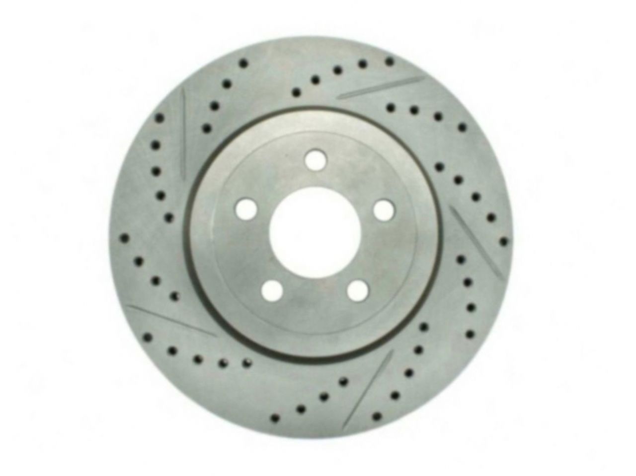 StopTech Select Sport Drilled And Slotted Brake Rotor; Front Right