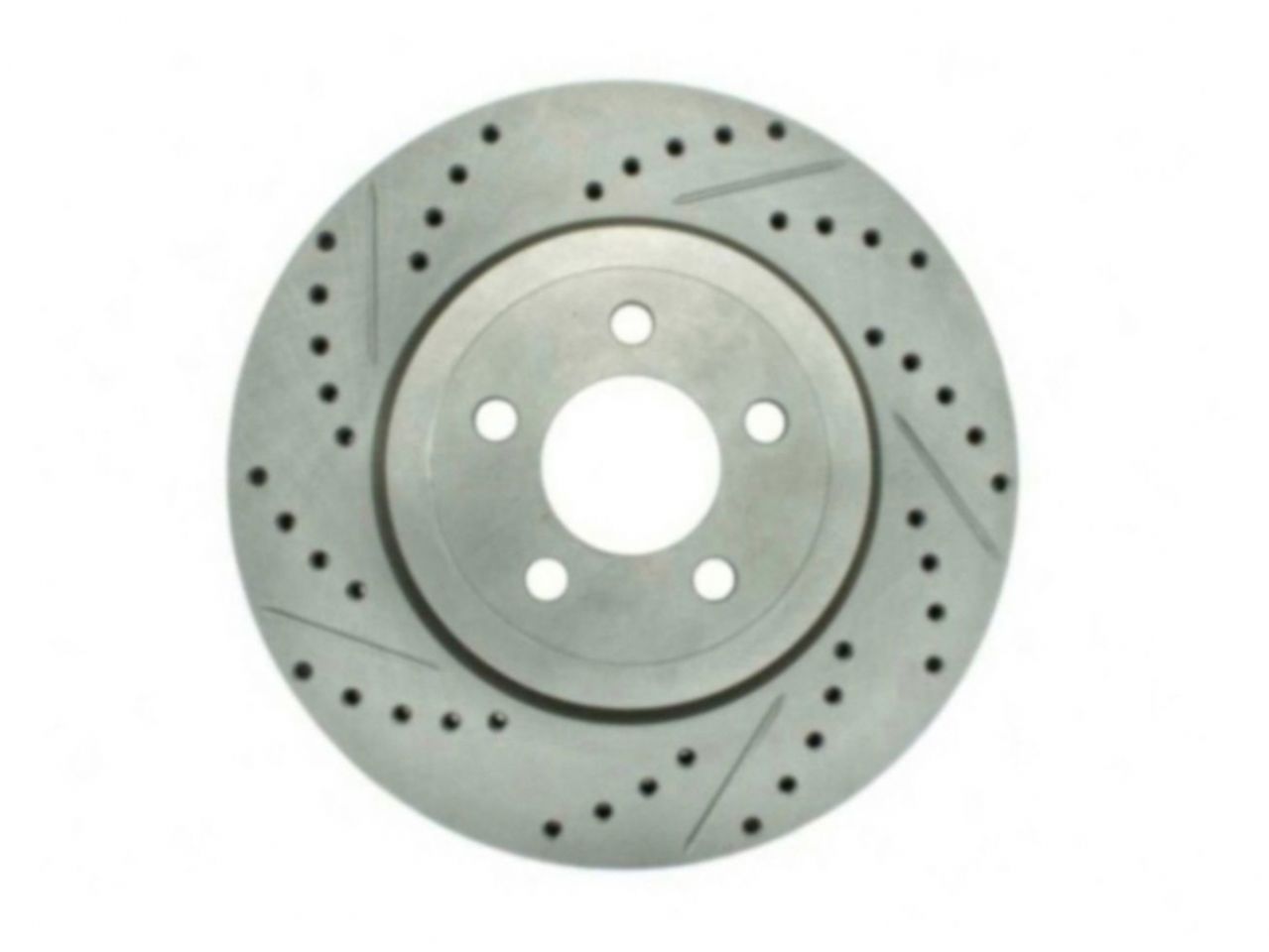 StopTech Select Sport Drilled And Slotted Brake Rotor; Front Right