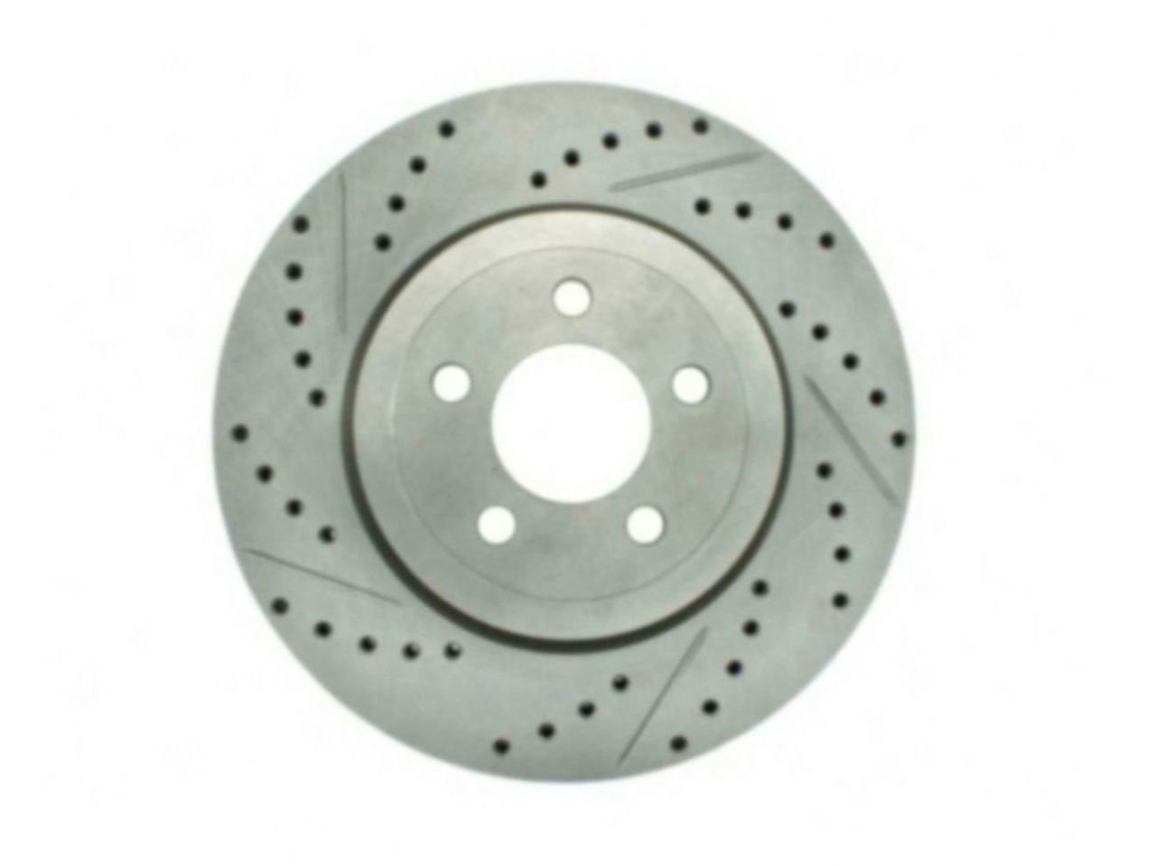 StopTech Select Sport Drilled And Slotted Brake Rotor; Front Right