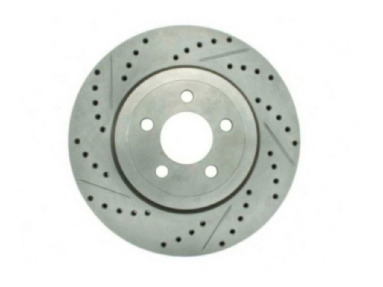 StopTech Select Sport Drilled And Slotted Brake Rotor; Front Right