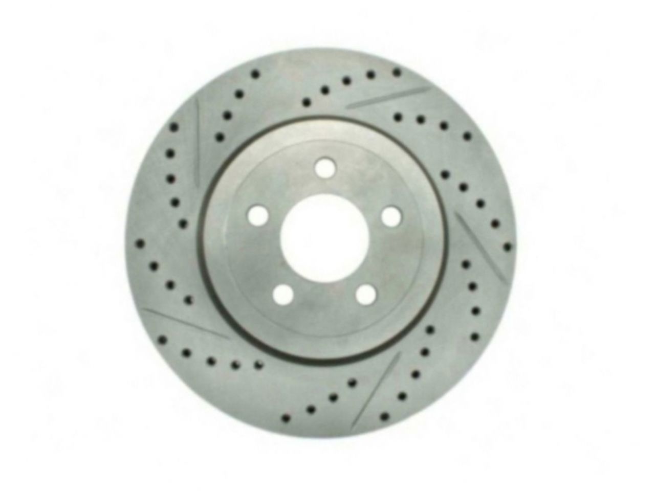 StopTech Select Sport Drilled And Slotted Brake Rotor; Front Right