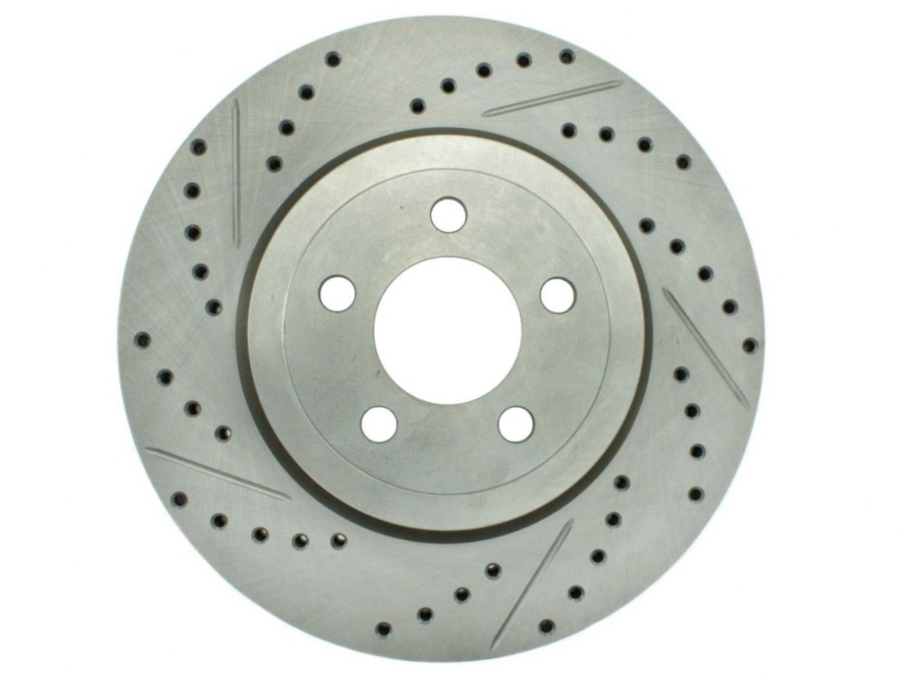 StopTech Select Sport Drilled And Slotted Brake Rotor; Front Right