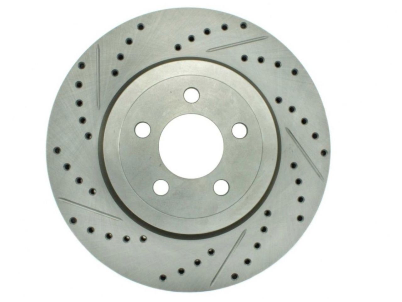 StopTech Select Sport Drilled And Slotted Brake Rotor; Front Right