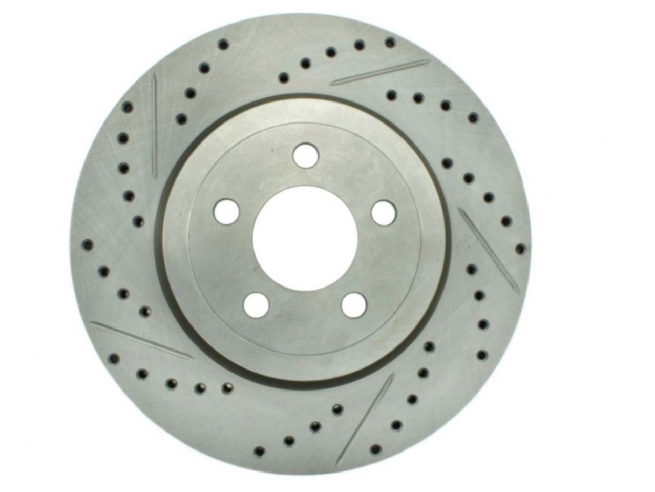 StopTech Select Sport Drilled And Slotted Brake Rotor; Front Right