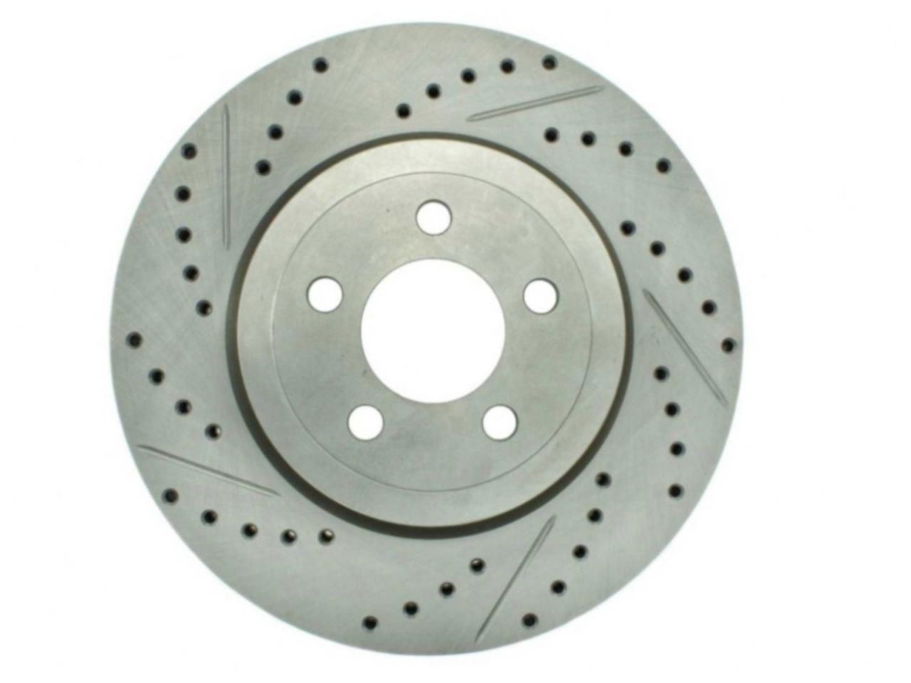 StopTech Select Sport Drilled And Slotted Brake Rotor; Front Right