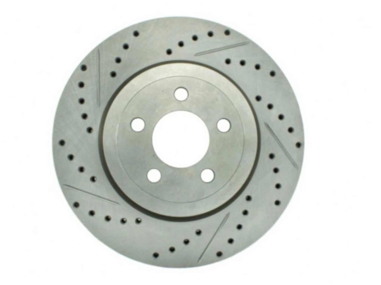 StopTech Select Sport Drilled And Slotted Brake Rotor; Front Right