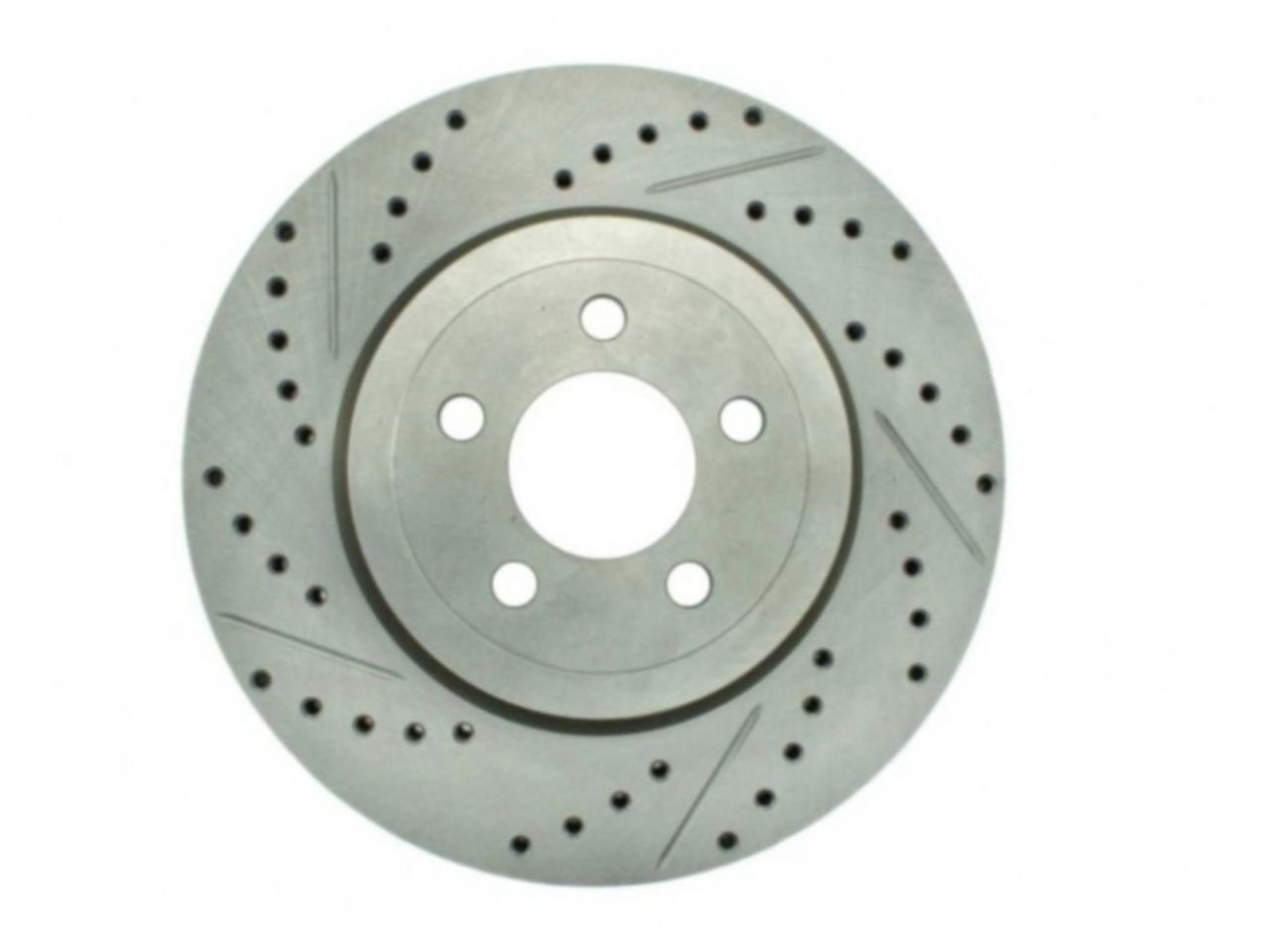 StopTech Select Sport Drilled And Slotted Brake Rotor; Front Right